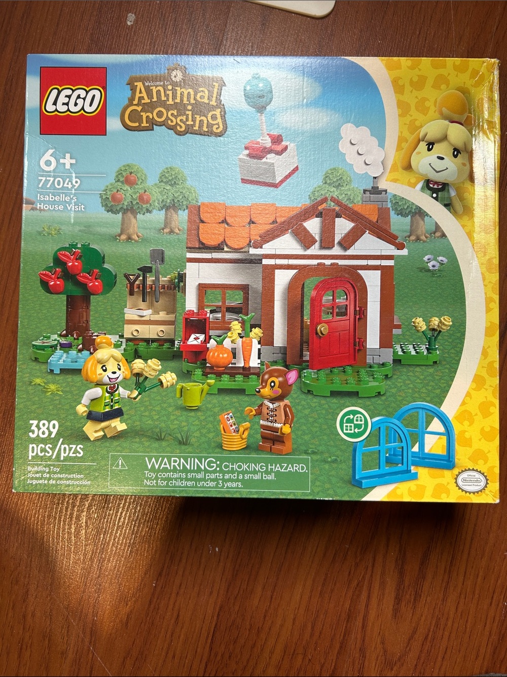 LEGO Animal Crossing Isabelle's House Visit - Red/Green/Brown